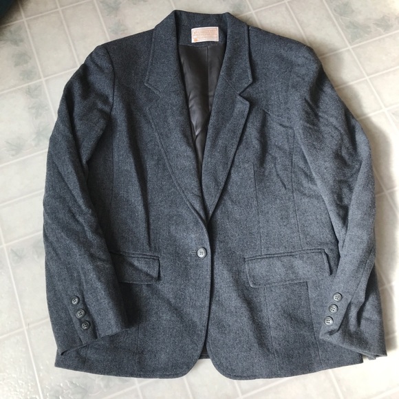 Pendleton Jackets & Blazers - Vtg Pendleton Virgin Wool One Button Blazer